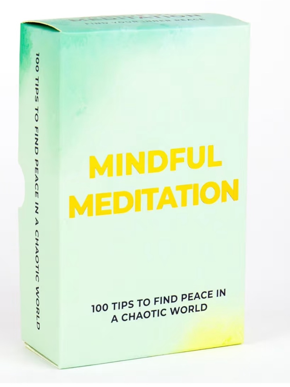 Mindful Meditation Card Deck - Green & Yellow